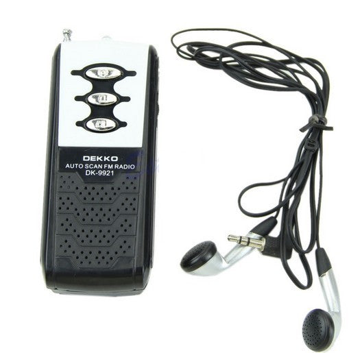 Portable Mini Auto Scan FM Radio